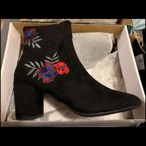 Black Suade Booties